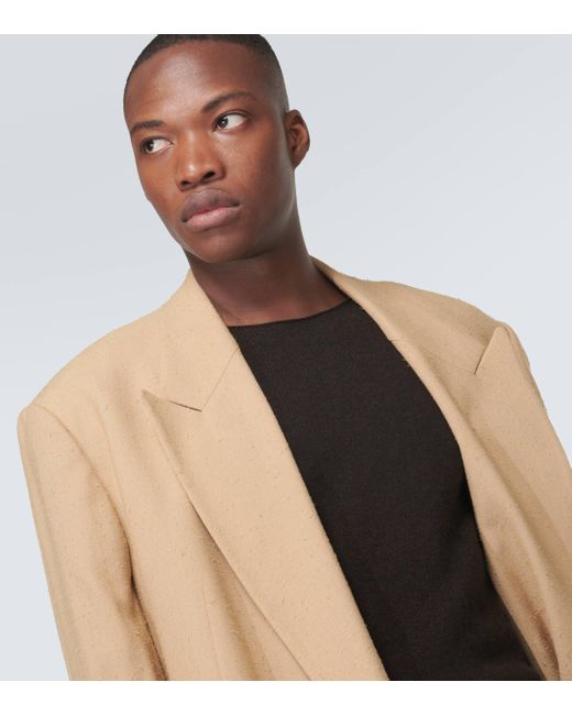 Dries Van Noten Black Wool Sweater Vest for men
