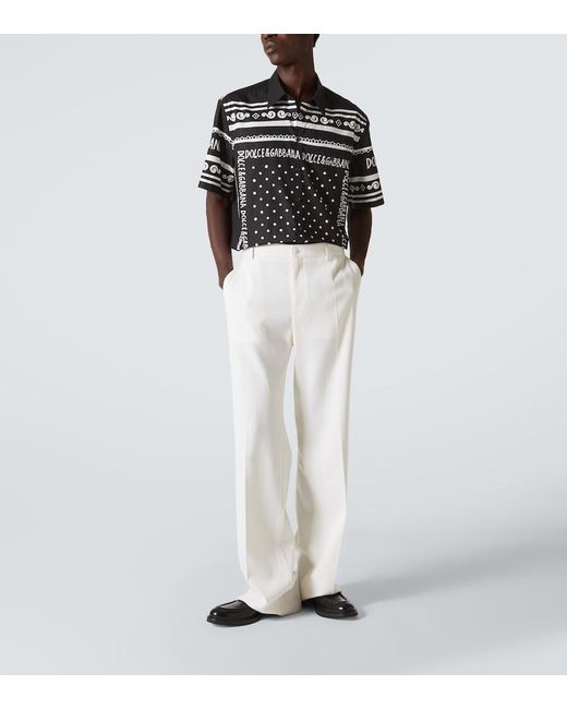 Dolce & Gabbana Black Camicia Shirt for men