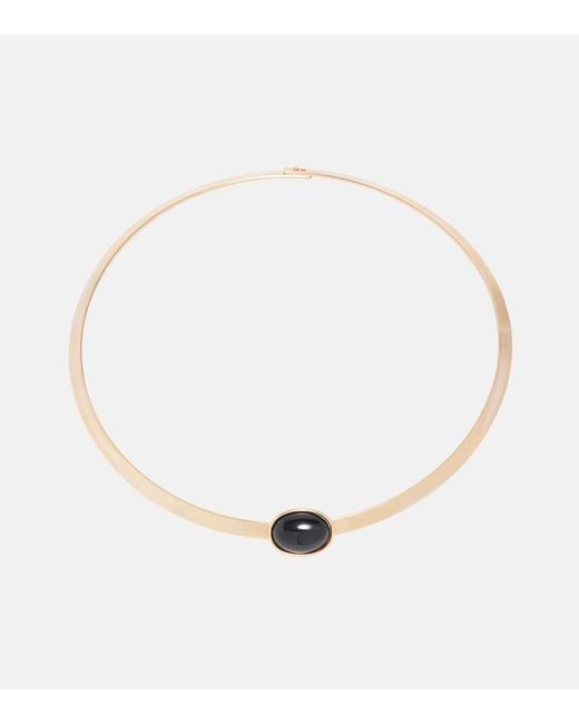 Jennifer Behr Natural Elaine Embellished Necklace