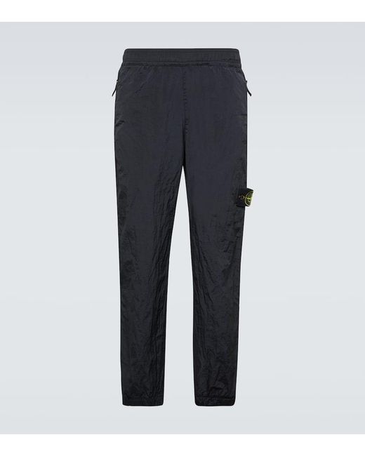 Stone Island Blue Compass Track Pants for men