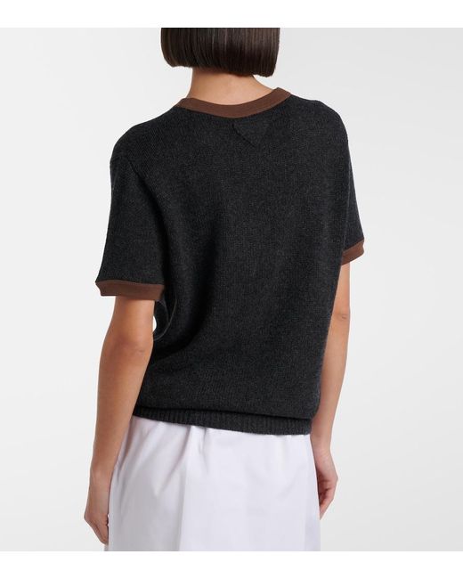 Prada Black Cashmere Sweater
