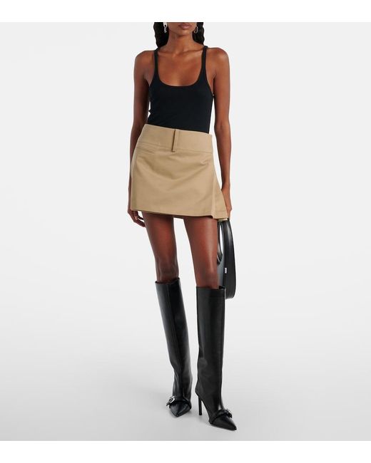 Coperni Black Logo Leather Knee-High Boots