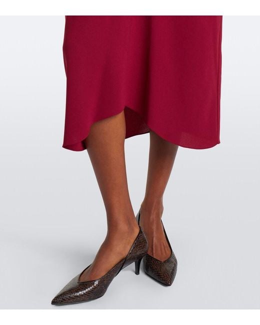 Isabel Marant Terena Gathered Midi Dress