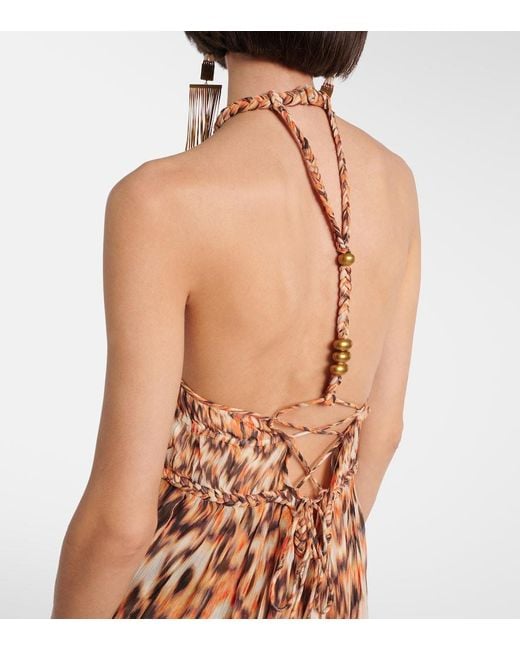 Isabel Marant Multicolor Rozilda Printed Silk Minidress