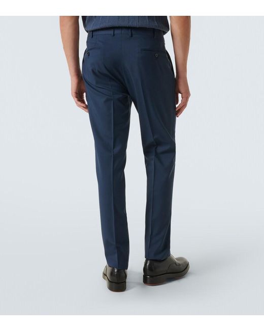 Zegna Blue Wool Suit for men