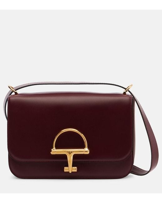 Gucci Purple Siena Leather Crossbody Bag