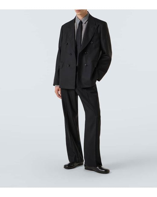 Our Legacy Black Unconstructed Wool Blazer for men