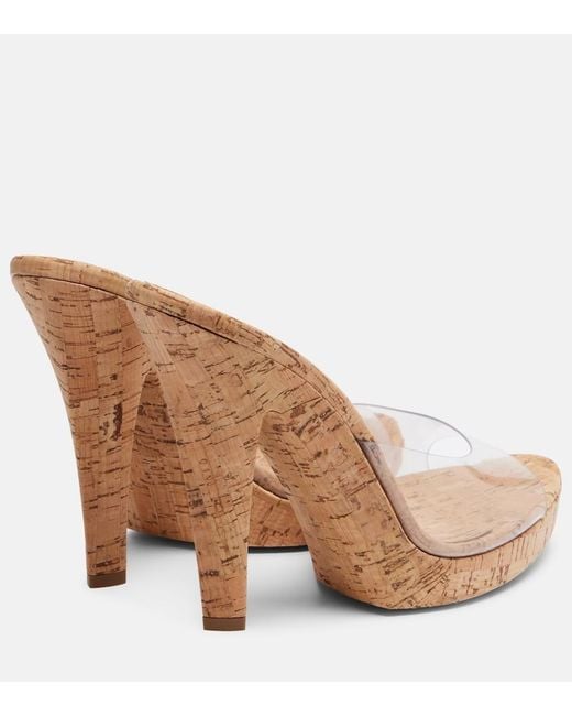 Paris Texas Natural Gala Platform Sandals