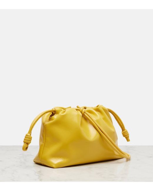 Loewe Yellow Clutch Flamenco Medium Aus Leder