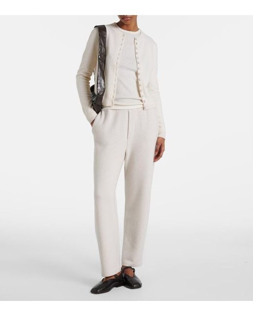 Lisa Yang White Wilona Cashmere Cardigan