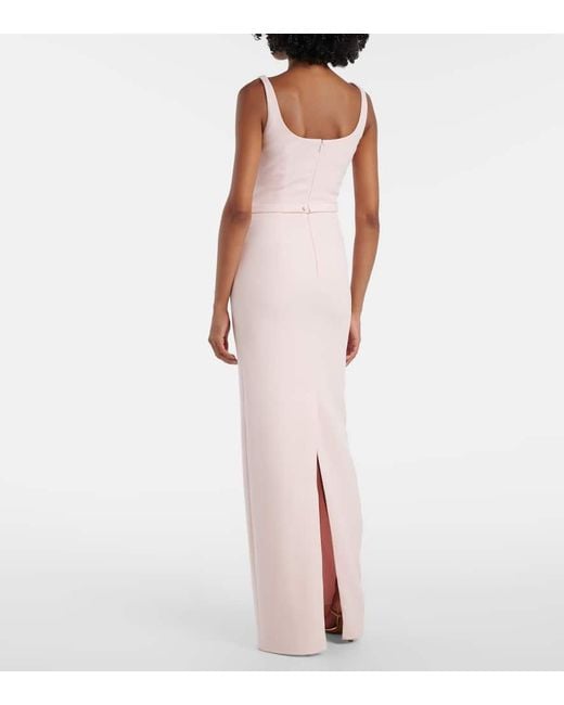 Safiyaa Pink Verzierte Robe Kristena