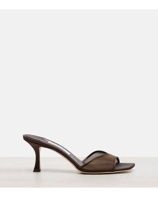 Mules Skye 70 Jimmy Choo en coloris Brown