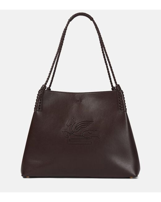 Tote Libra Medium De Piel Etro de color Brown