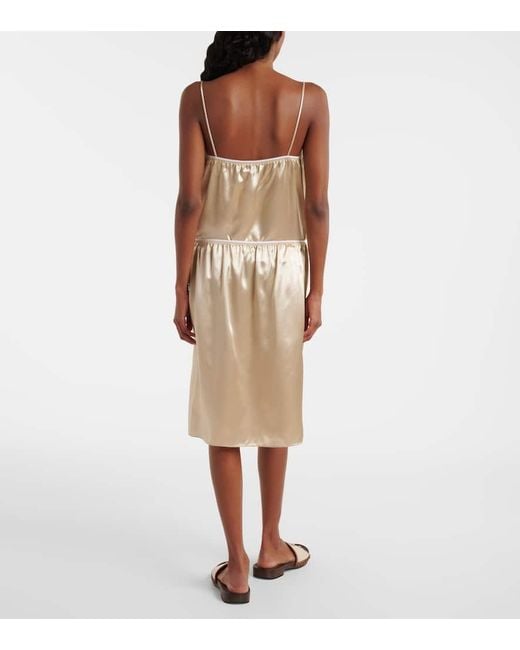 Miu Miu Natural Midirock Aus Satin