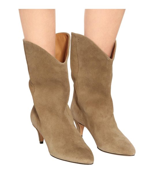 isabel marant dernee suede ankle boots