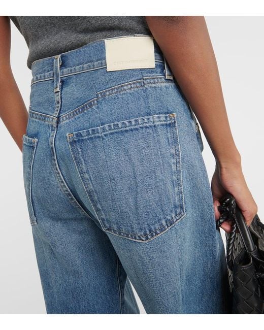Jeans Ayla A Gamba Larga di Citizens of Humanity in Blue