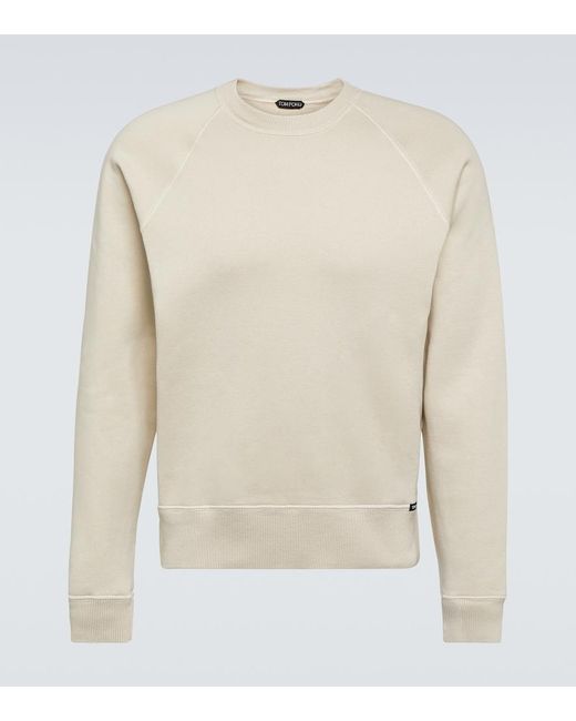 Tom Ford Natural Cotton Sweatshirt for men