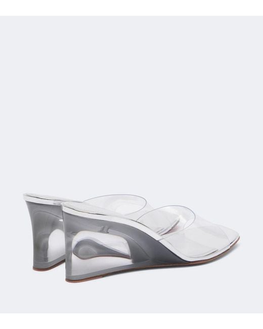 AMINA MUADDI White Lupita Wedge Mules
