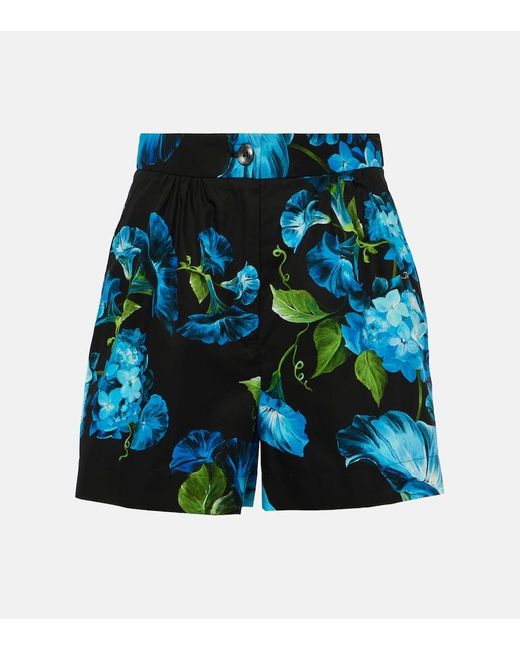 Shorts in cotone di Dolce & Gabbana in Blue