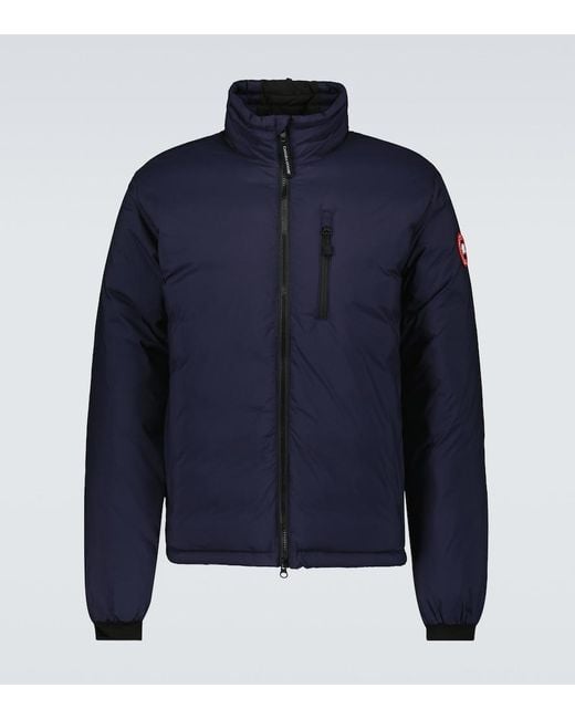 Canada Goose Blue Lodge Navy Feather-light Shell Jacket, Navy, Shell Jacket for men