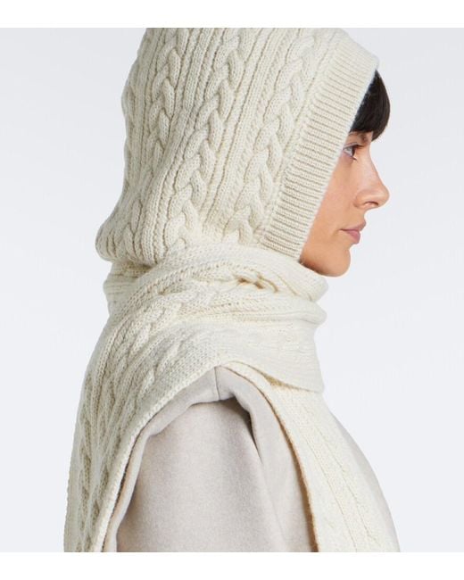 Isabel Marant Natural Honorine Wool And Alpaca Scarf