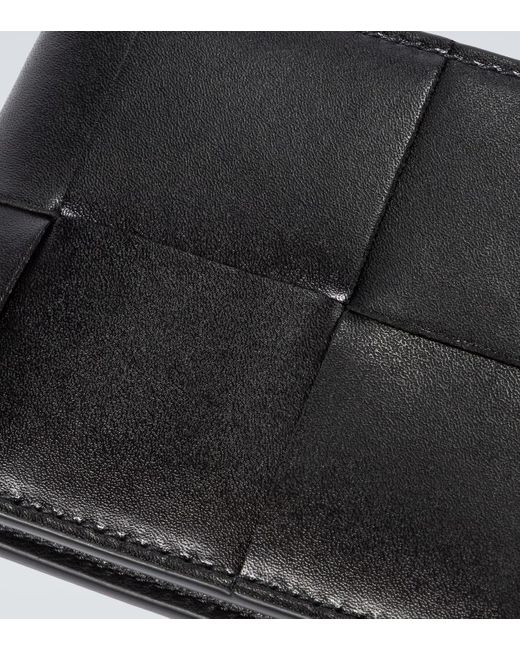 Bottega Veneta Brieftasche 0,4 Männer Leder schwarz in Black für Herren