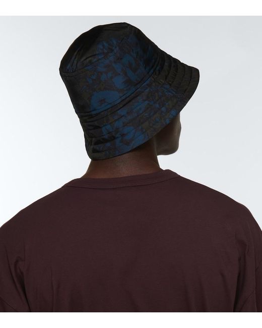 Dries Van Noten Blue Gilly Bucket Hat for men