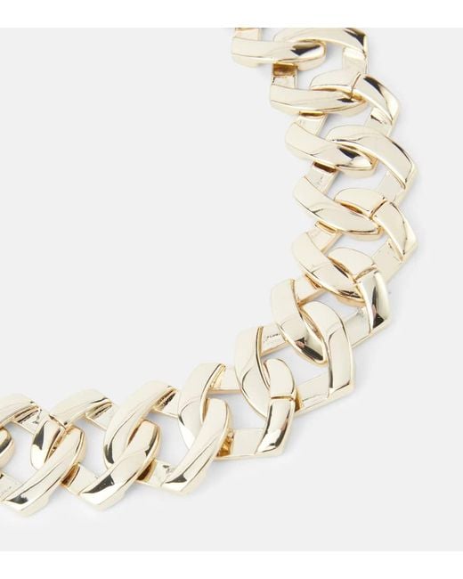 Max Mara Metallic Oliver Chain Necklace