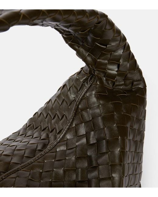 Bottega Veneta Green Hop Large Leather Tote Bag