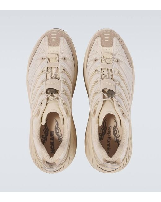 Hoka One One White Stinson Evo Og Running Shoes for men