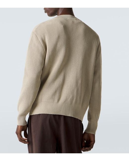 Lardini Natural Cotton Cardigan for men