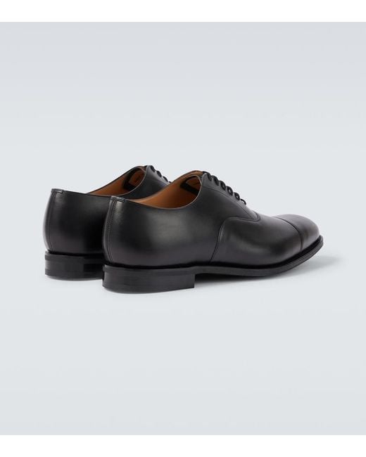 Church's Black Consul Leather Lace-Up Oxford Shoes for men