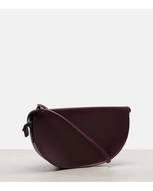 Alaïa Purple Hip Small Leather Shoulder Bag