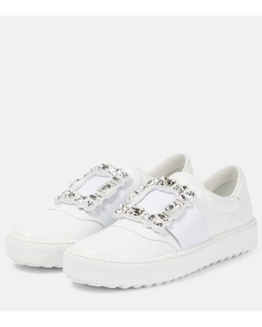 Roger Vivier White Viv' Golf Sneakers