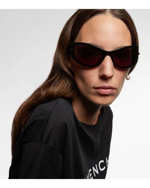 Givenchy Brown Rectangular Sunglasses