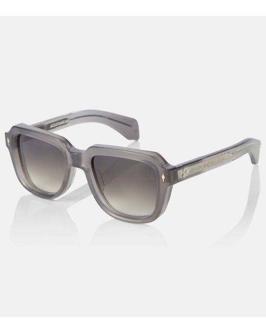 Jacques Marie Mage Gray Taos D-frame Sunglasses