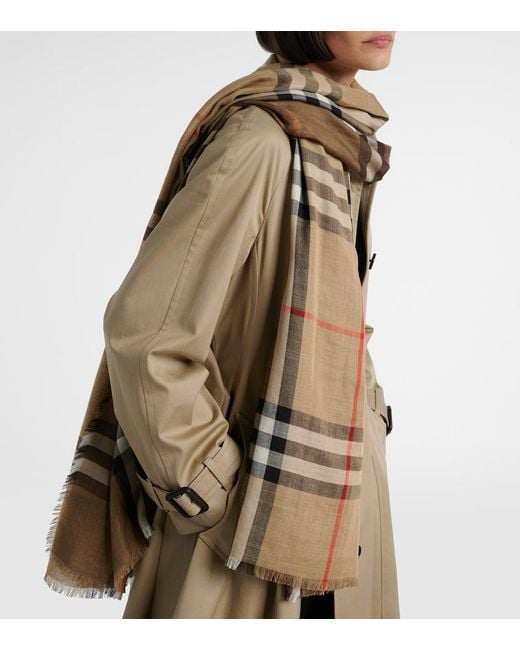 Sciarpa di Burberry in Natural