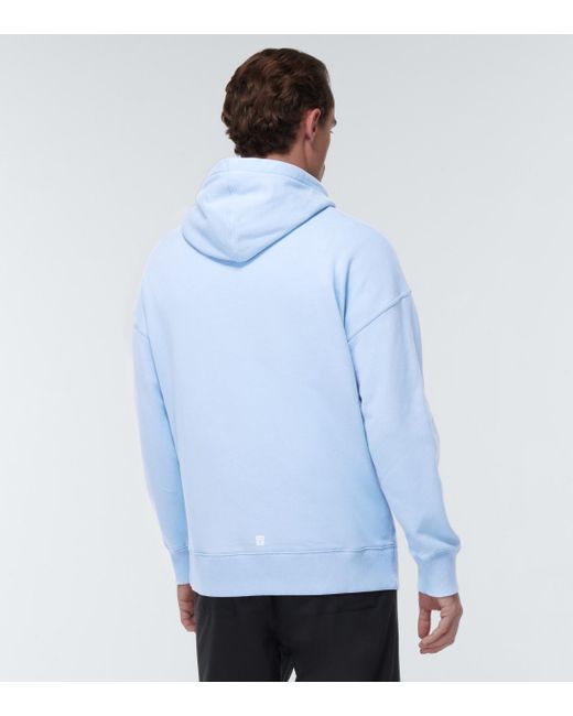 Archetype Logo Cotton Jersey Hoodie in Blue - Givenchy