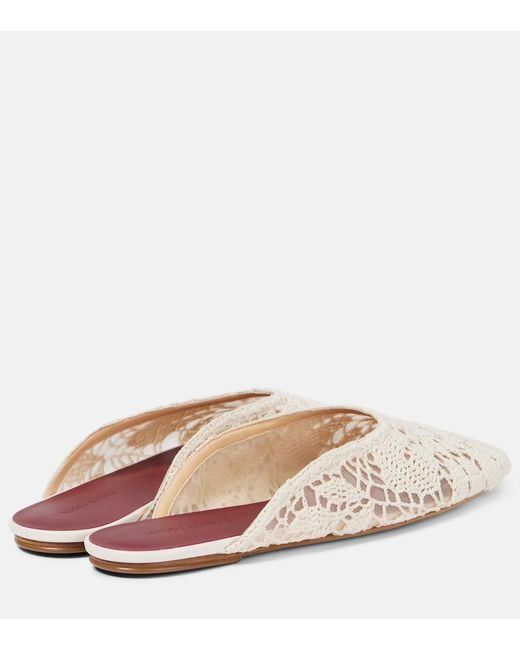 Magda Butrym Natural Crochet Mules