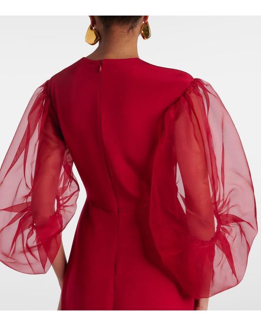 Abito Midi Danielle di Altuzarra in Red