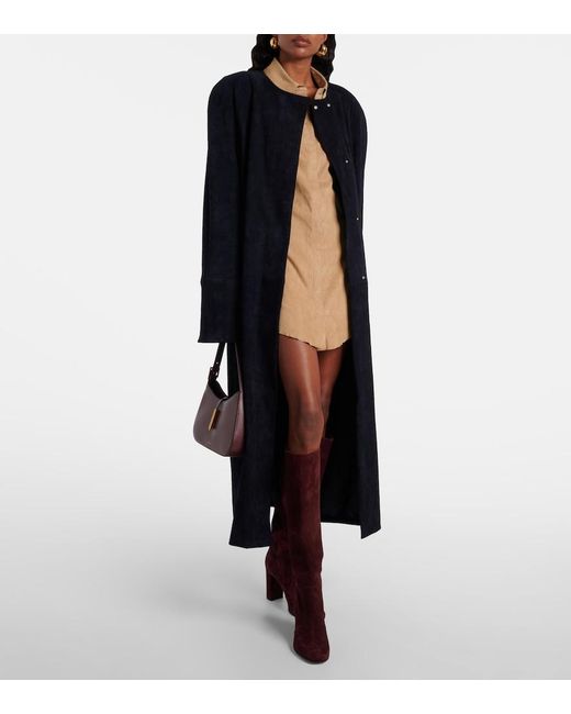 Stouls Black Dietrich Suede Coat