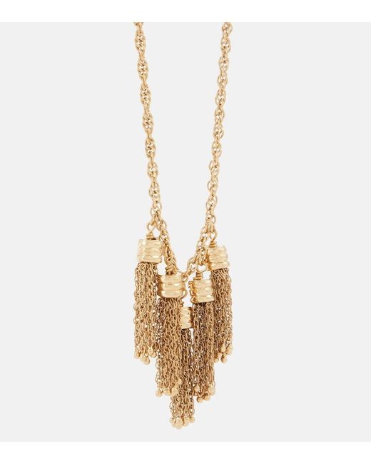 Collier The Pompoms Chloé en coloris Metallic