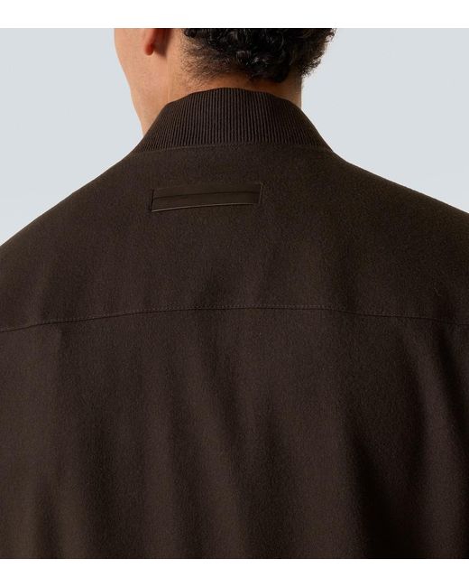 Zegna Brown Elements Cashmere Jacket for men