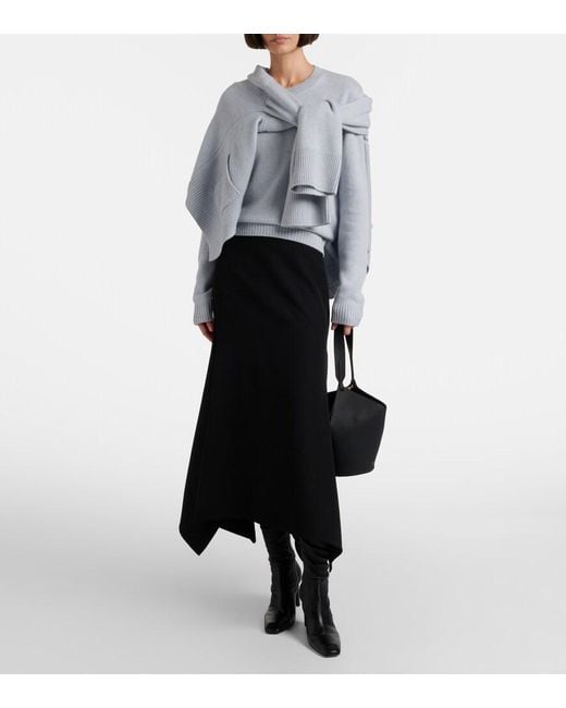 Lisa Yang Blue Mable Cashmere Sweater