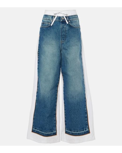 Jean Paul Gaultier Blue Wide-Leg Jeans