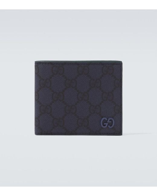 Gucci Blue Gg Bifold Wallet for men