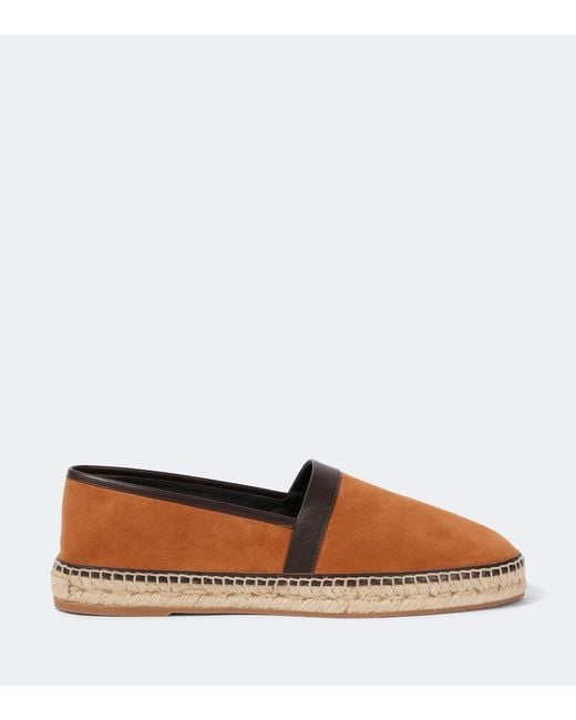 Manolo Blahnik Brown Nerano Suede Espadrilles for men
