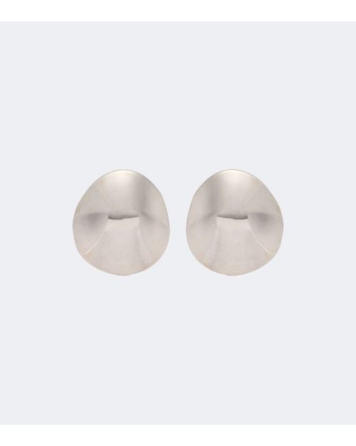 Alaïa White Ohrringe Dome Small