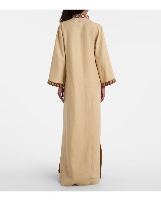 Loro Piana Natural Tilde Cotton Kaftan