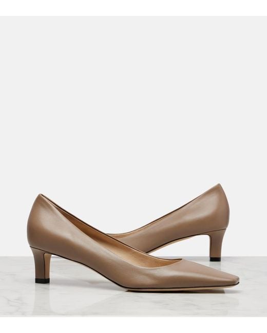 The Row Brown Pumps Carla 45 Aus Leder